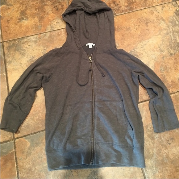 James Perse Tops - James Perse grey zip up hoodie. Size 1